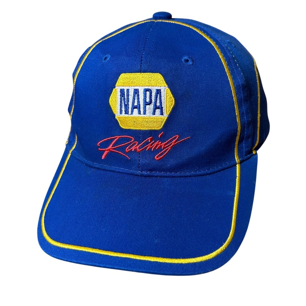 NAPA Racing Hat MWR #55 Michael Waltrip Men OSFM Blue Nascar Trucker Style